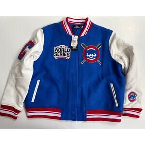 Pro Standard MLB Chicago Cubs Mashup Wool Women's Varsity Jacket Size XL